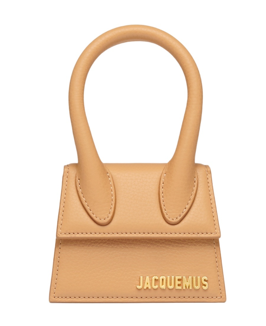 Jacquemus Le Chiquito Leather Mini Bag In Nude