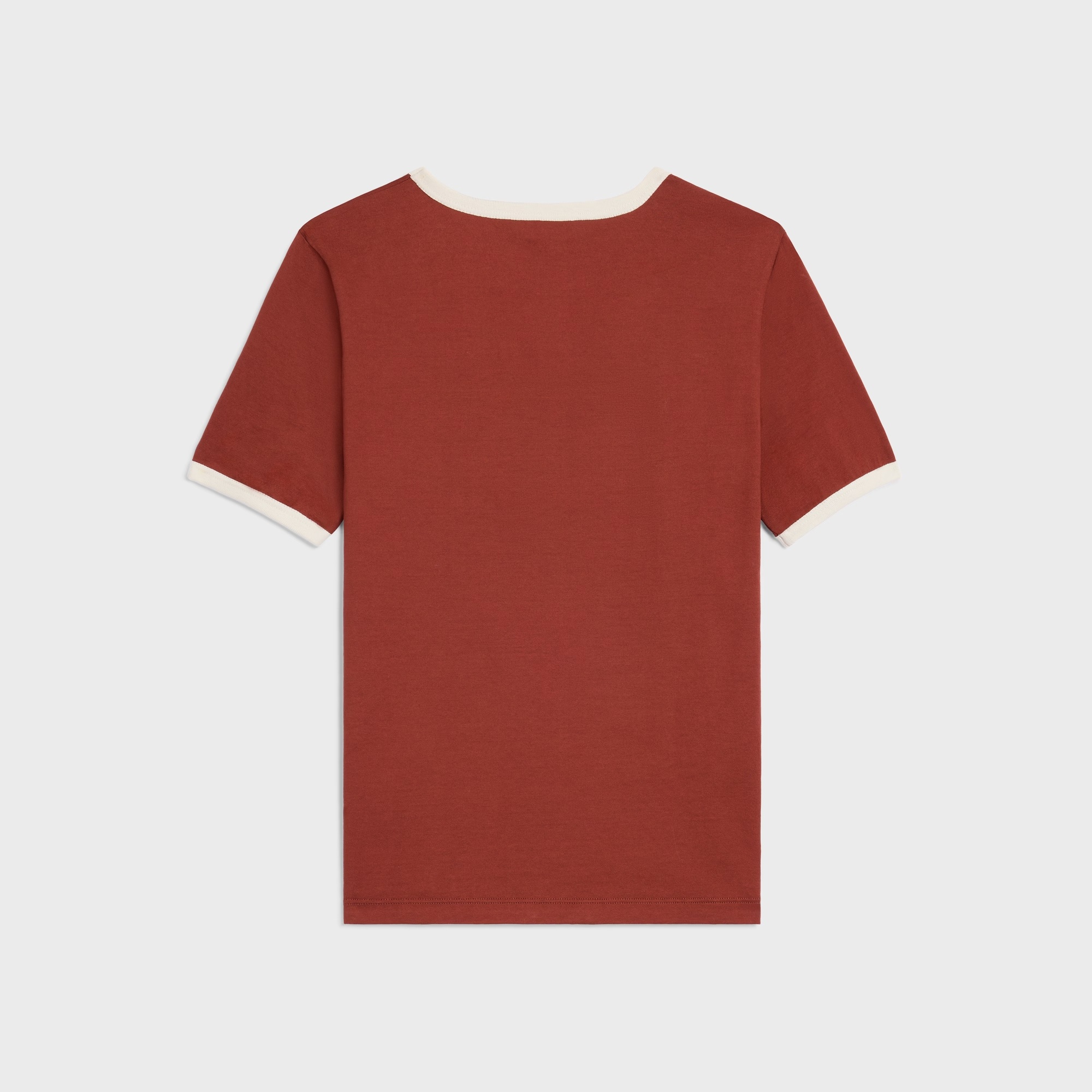 Celine Women Cotton T-shirt In Brown