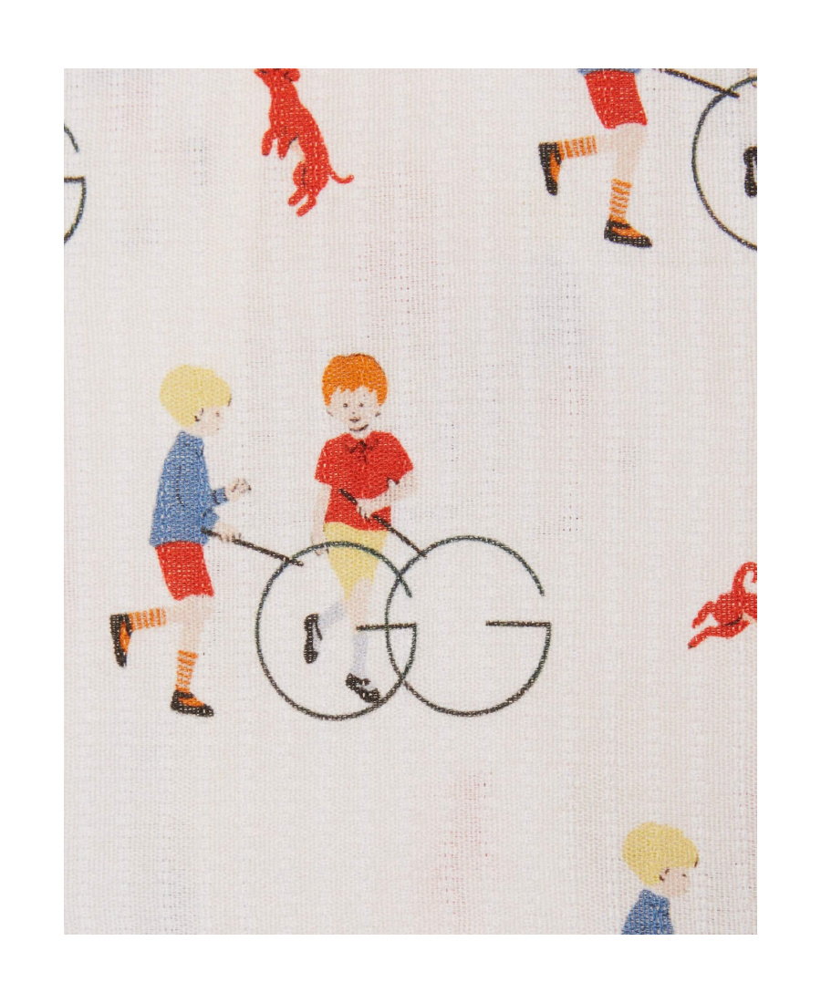 GUCCI GUCCI KIDS ALL-OVER PATTERNED SHORT-SLEEVED SHIRT