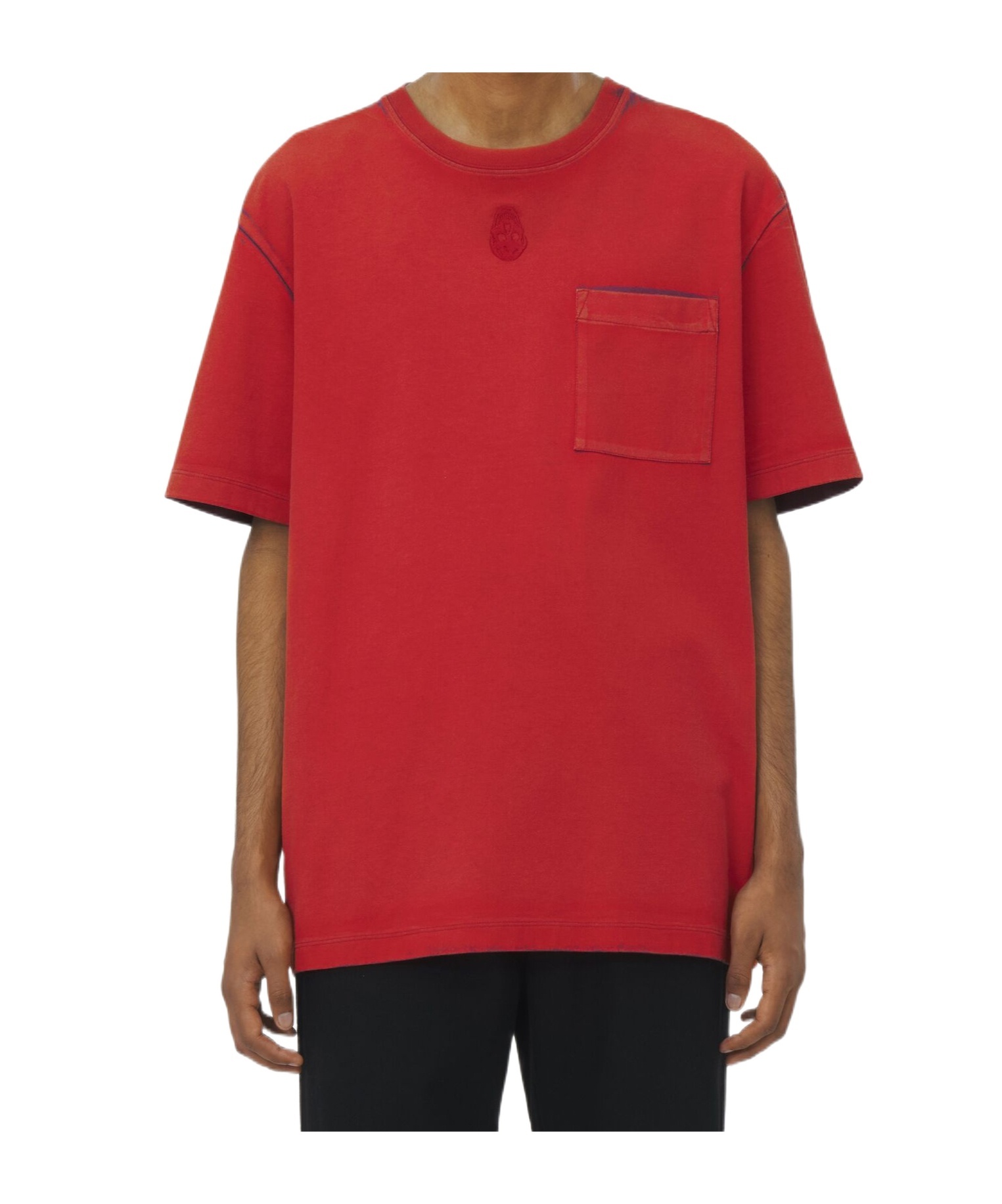 ALEXANDER MCQUEEN LOGO-EMBROIDERED T-SHIRT