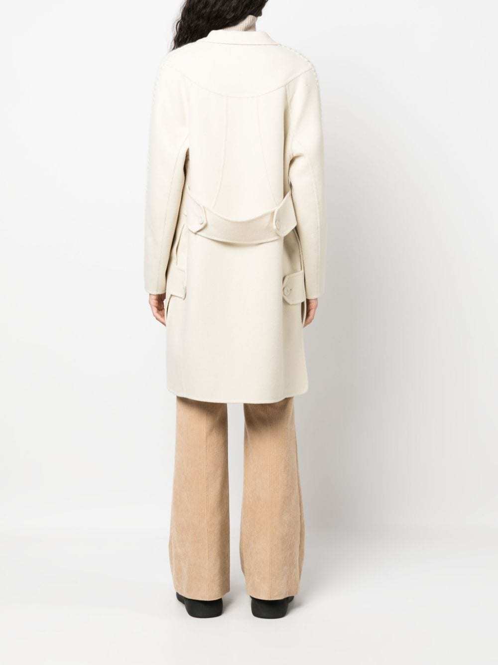 Ermanno Scervino Notched-lapels Wool Coat
