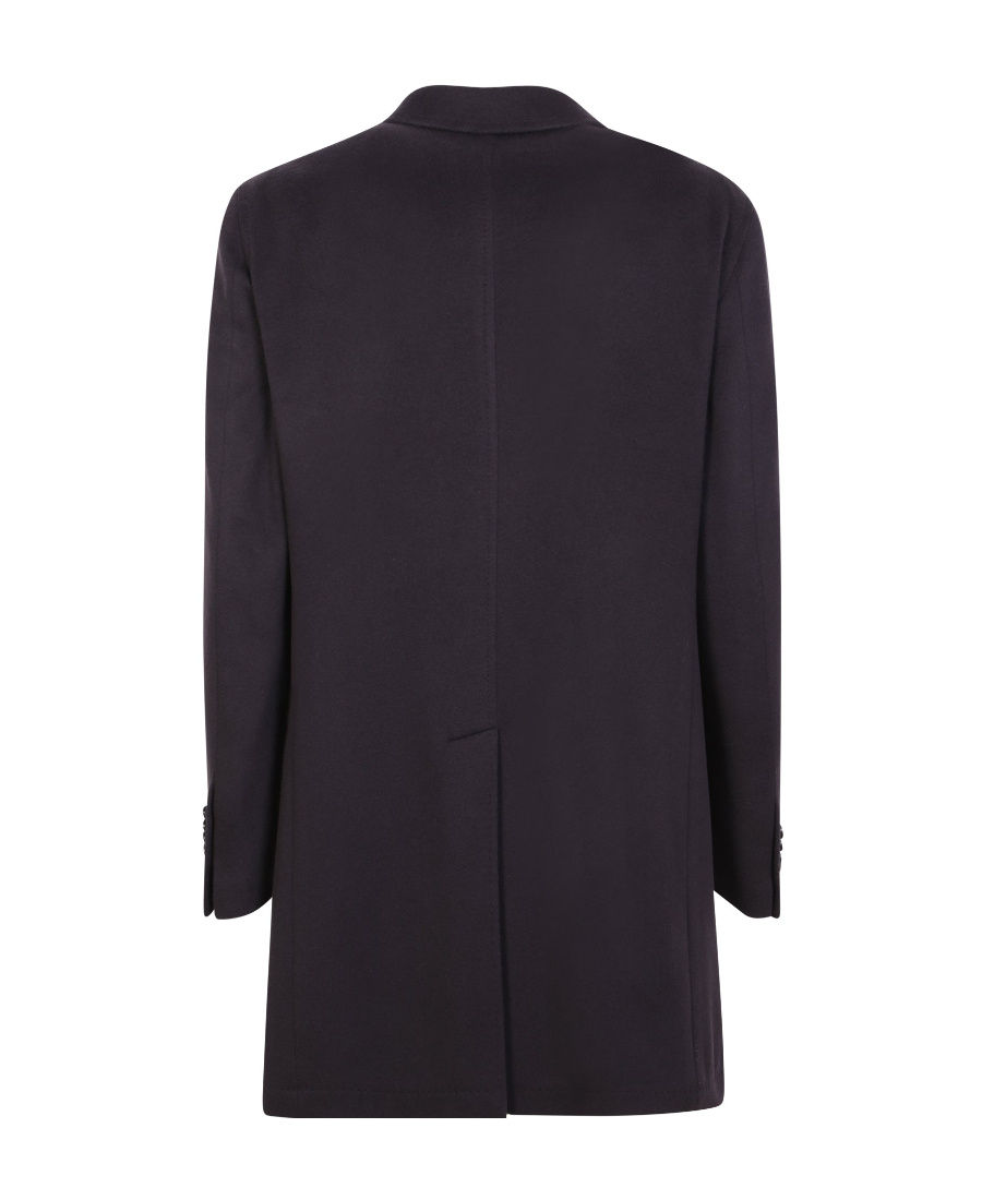 Tagliatore Tailored Coat With Notch Lapel And Pockets In Black