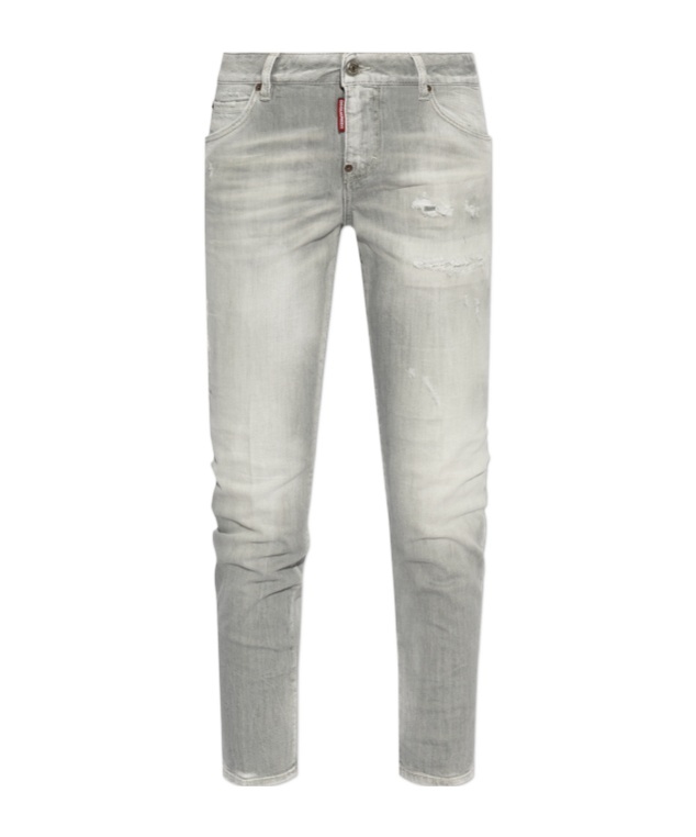 Dsquared2 Belt-loop Jeans In Gray