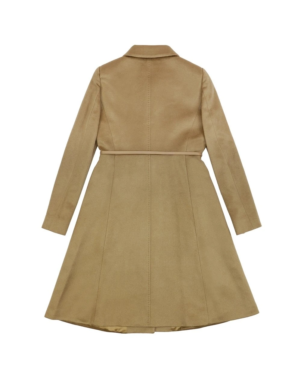 Max Mara Belt Coat In Brown
