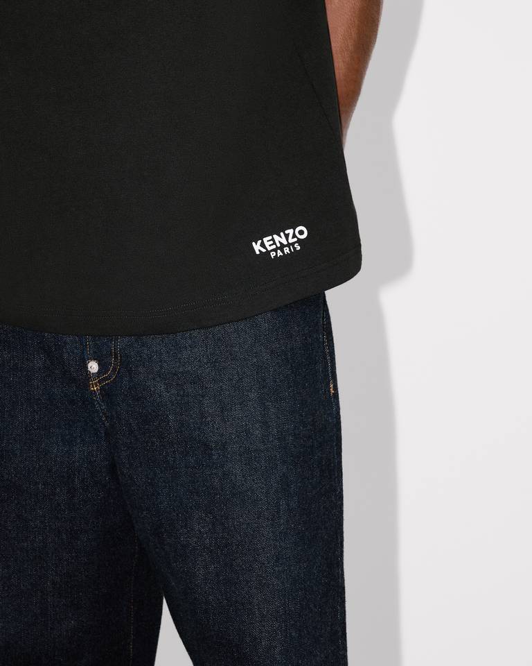 Kenzo 'boke Flower' Embroidered T-shirt In Cotton In Black