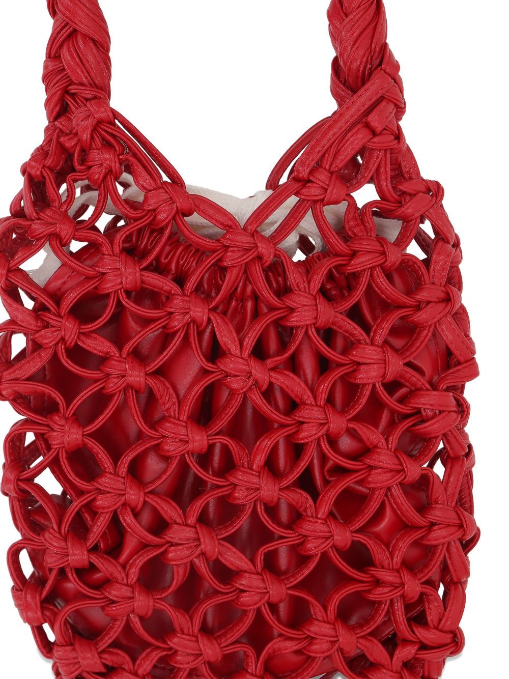 COMME DES GARÇONS TOP HANDLE KNITTED TOTE BAG