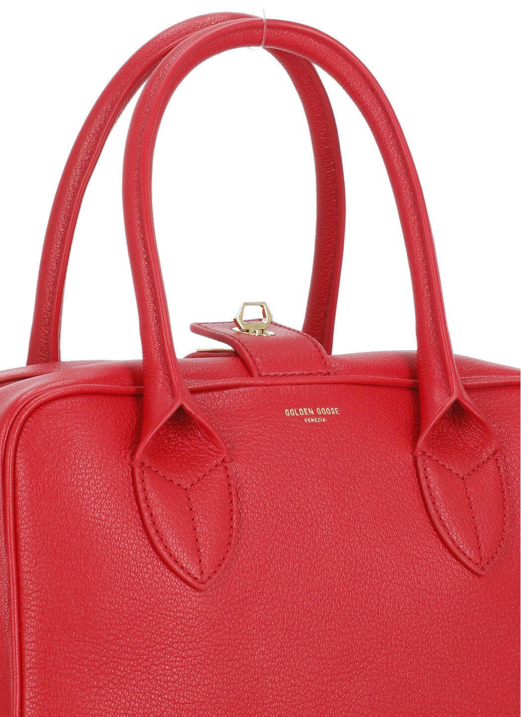 Golden Goose Logo Shoulder Bag In Red