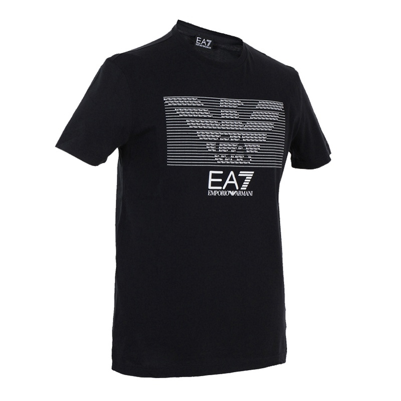EA7 ROUND-NECKED LOGO T-SHIRT