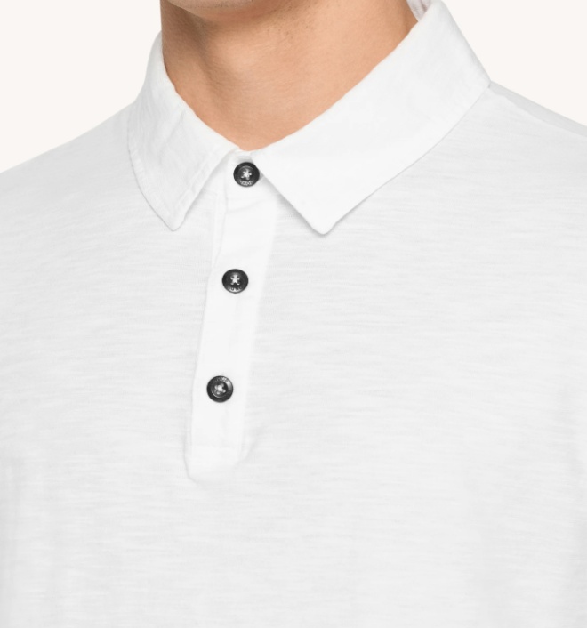 Dondup Short-sleeved Polo Shirt In White