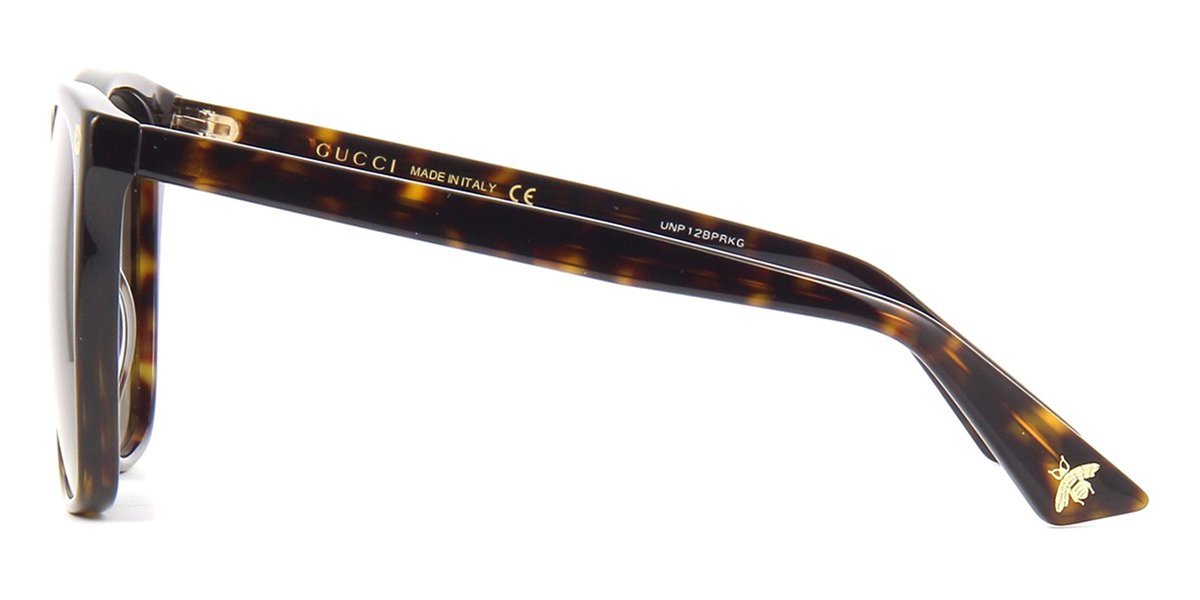 Gucci Oversize Gradient Square Sunglasses In Black