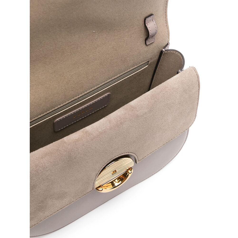Shop Furla Mini Sfera Cross Body Bag In Nude