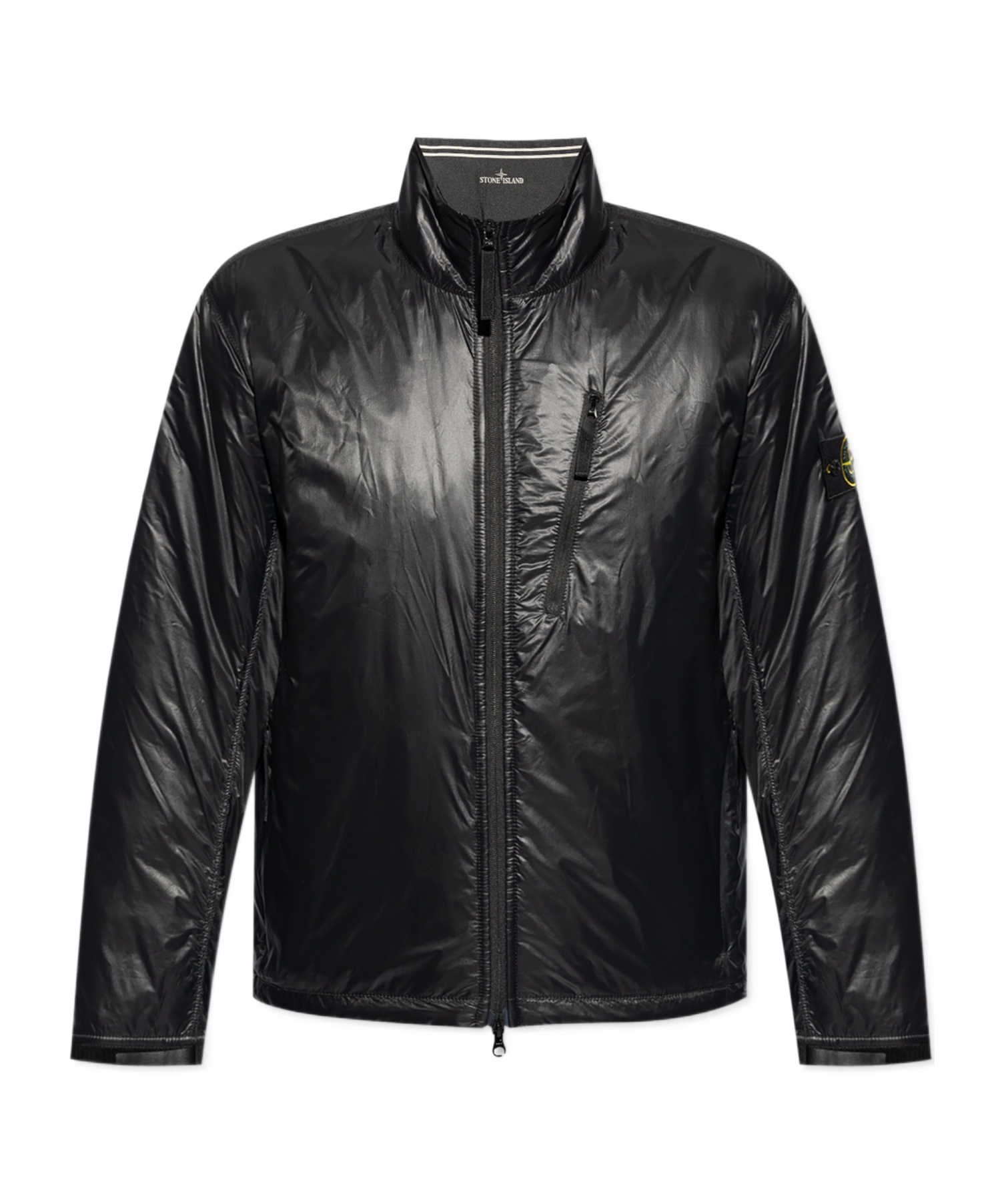 Stone Island Compass-badge Lightweight Padded Jacket In Black