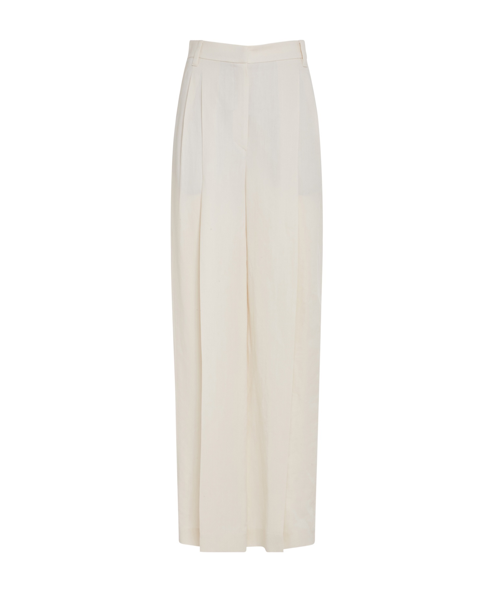 BRUNELLO CUCINELLI LINEN WIDE-LEG TROUSERS