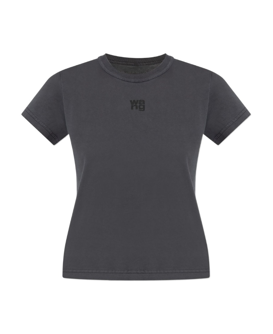 ALEXANDER WANG T LOGO-PRINT COTTON T-SHIRT