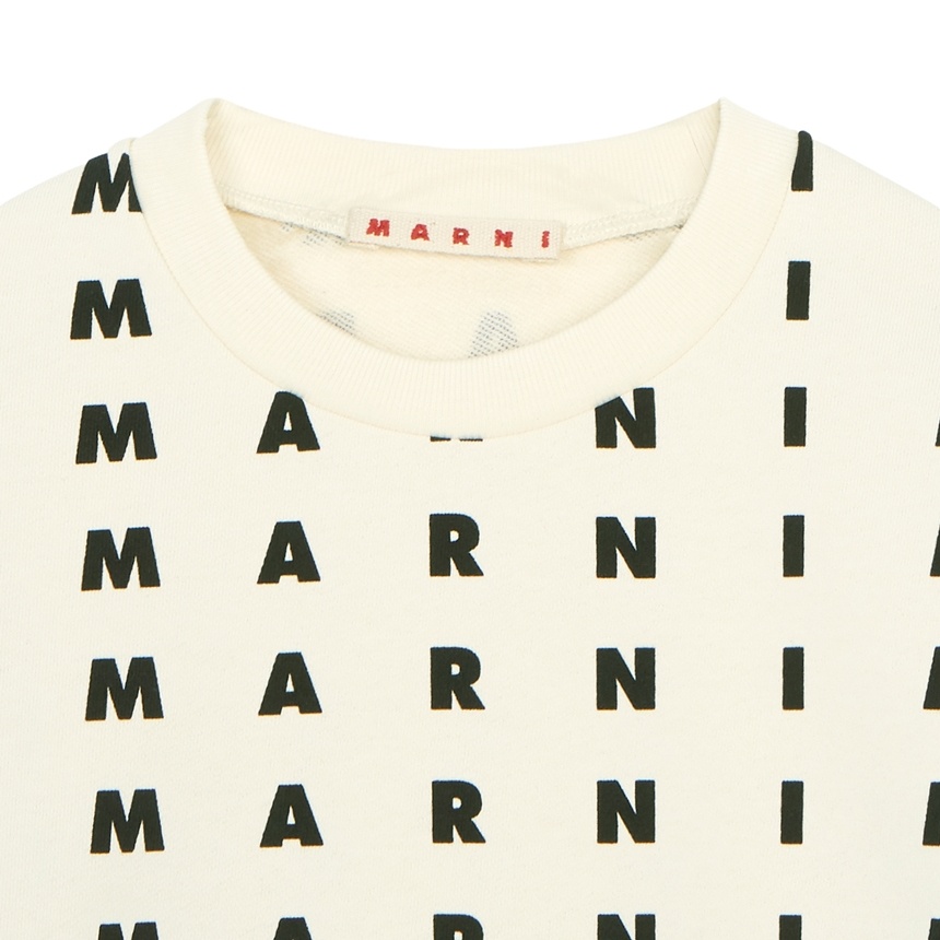 Marni Long-sleeved Sweater In White