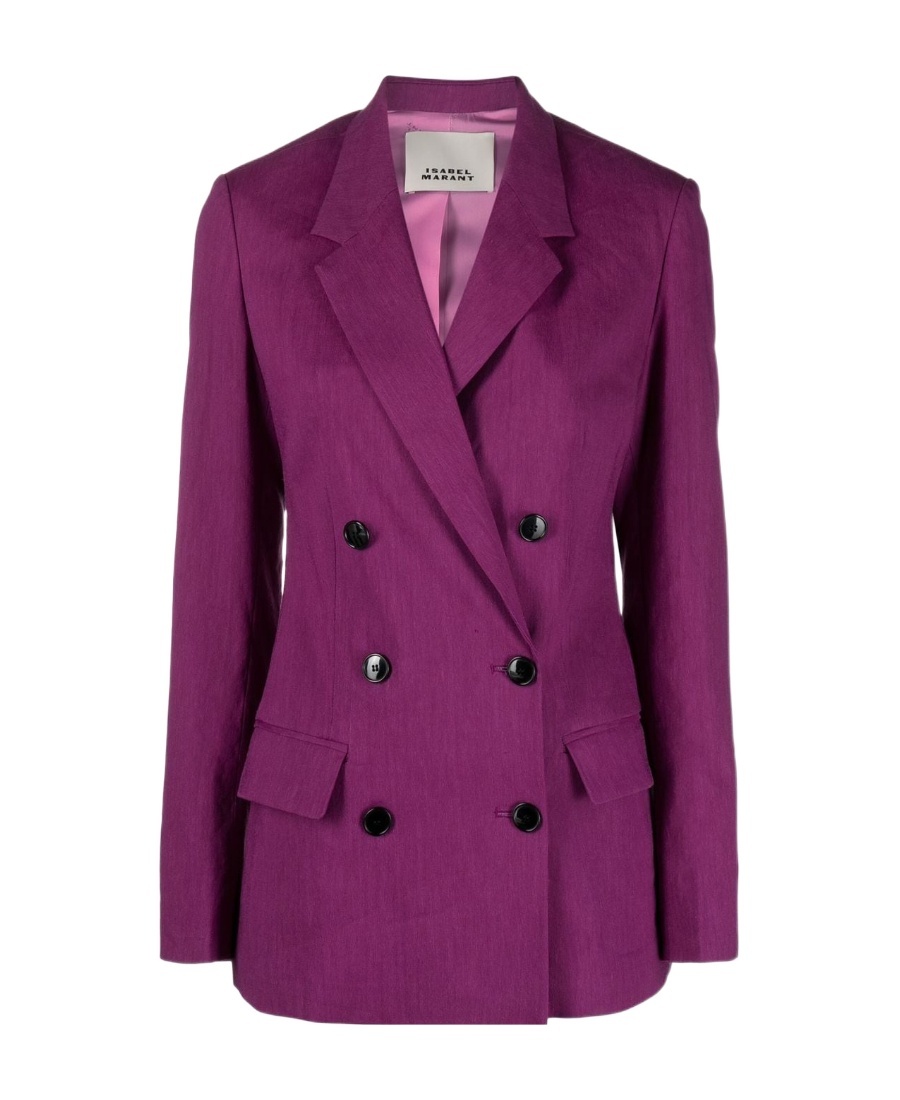 Isabel Marant Sheril Double-breasted Blazer In Red
