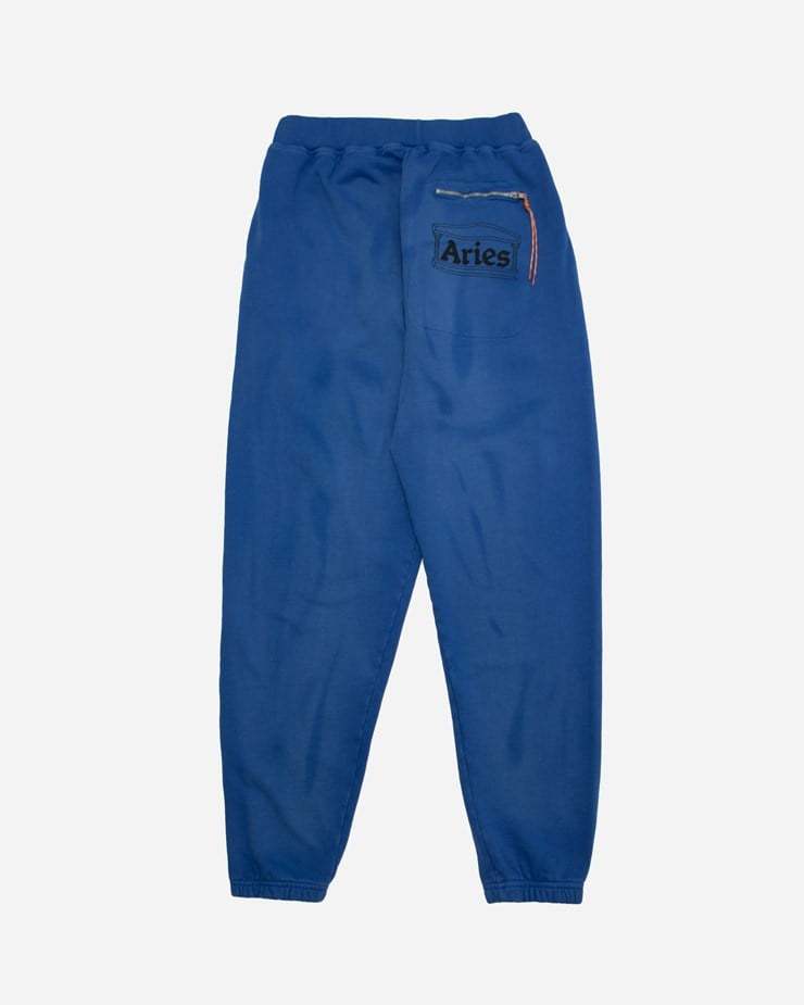 Aries Elastic Sweatpants In Blue