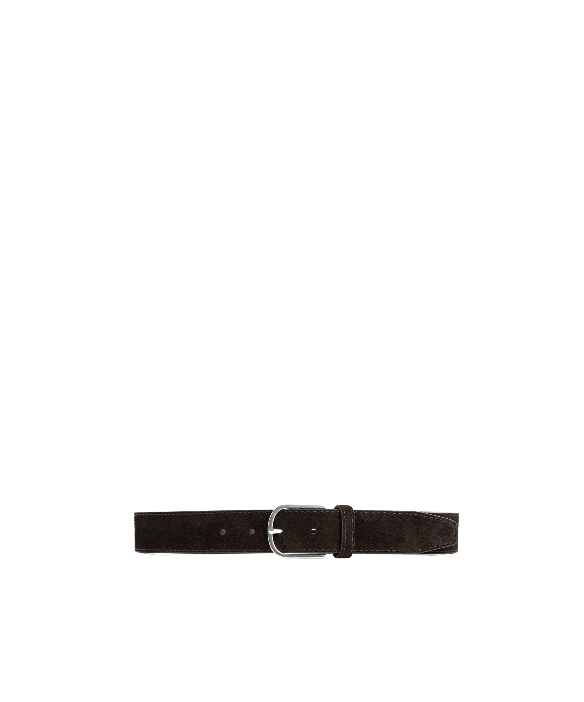 Totême Bold Trouser Belt Espresso In Black