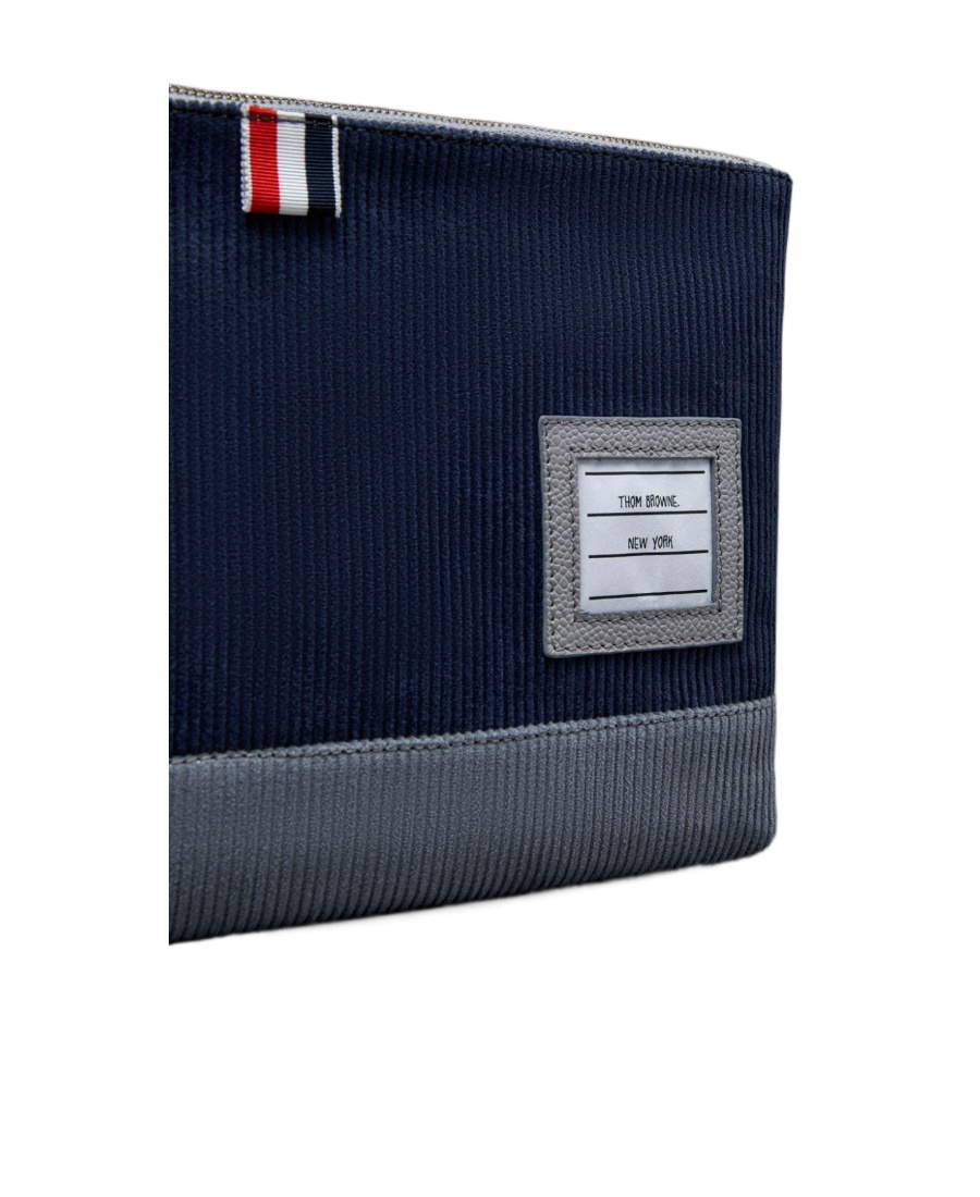 Thom Browne Logo Patch Wallet In Black