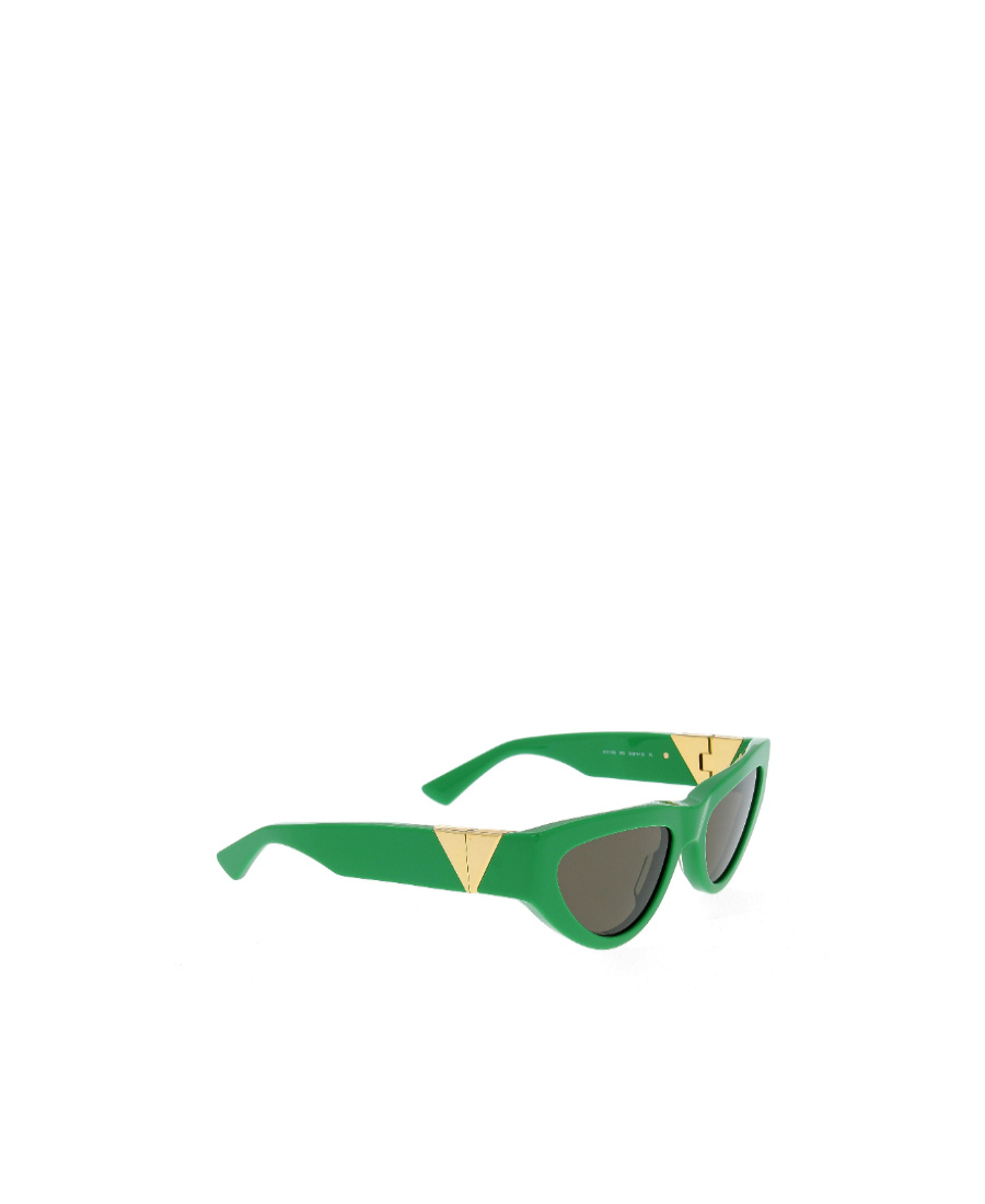 Bottega Veneta Eyewear Cat-eye Frame Sunglasses In Green