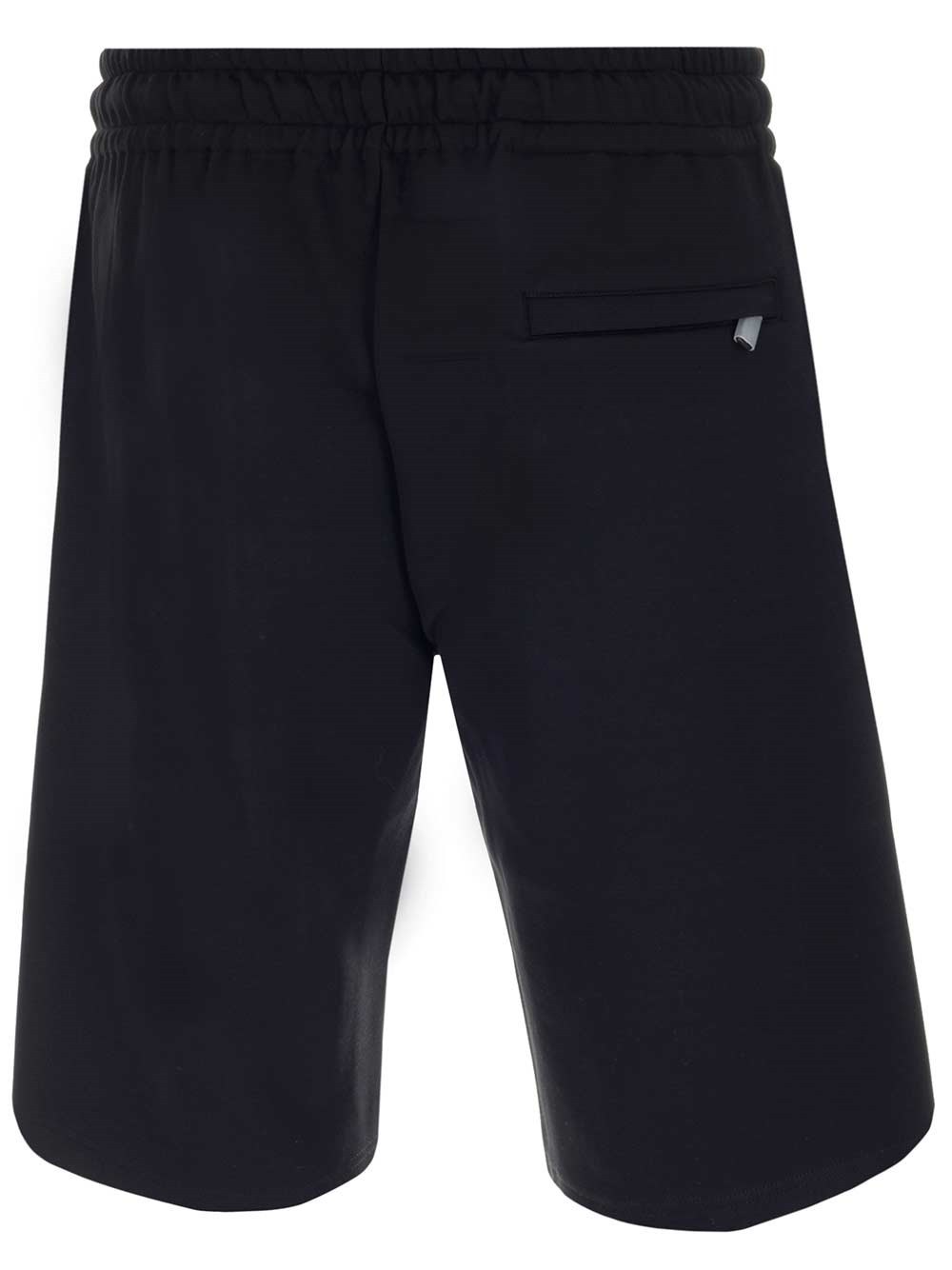 Dolce & Gabbana Embroidered Bee Drawstring Shorts In Black