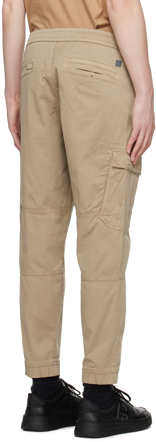 Hugo Boss Work Casual Pants In Nude