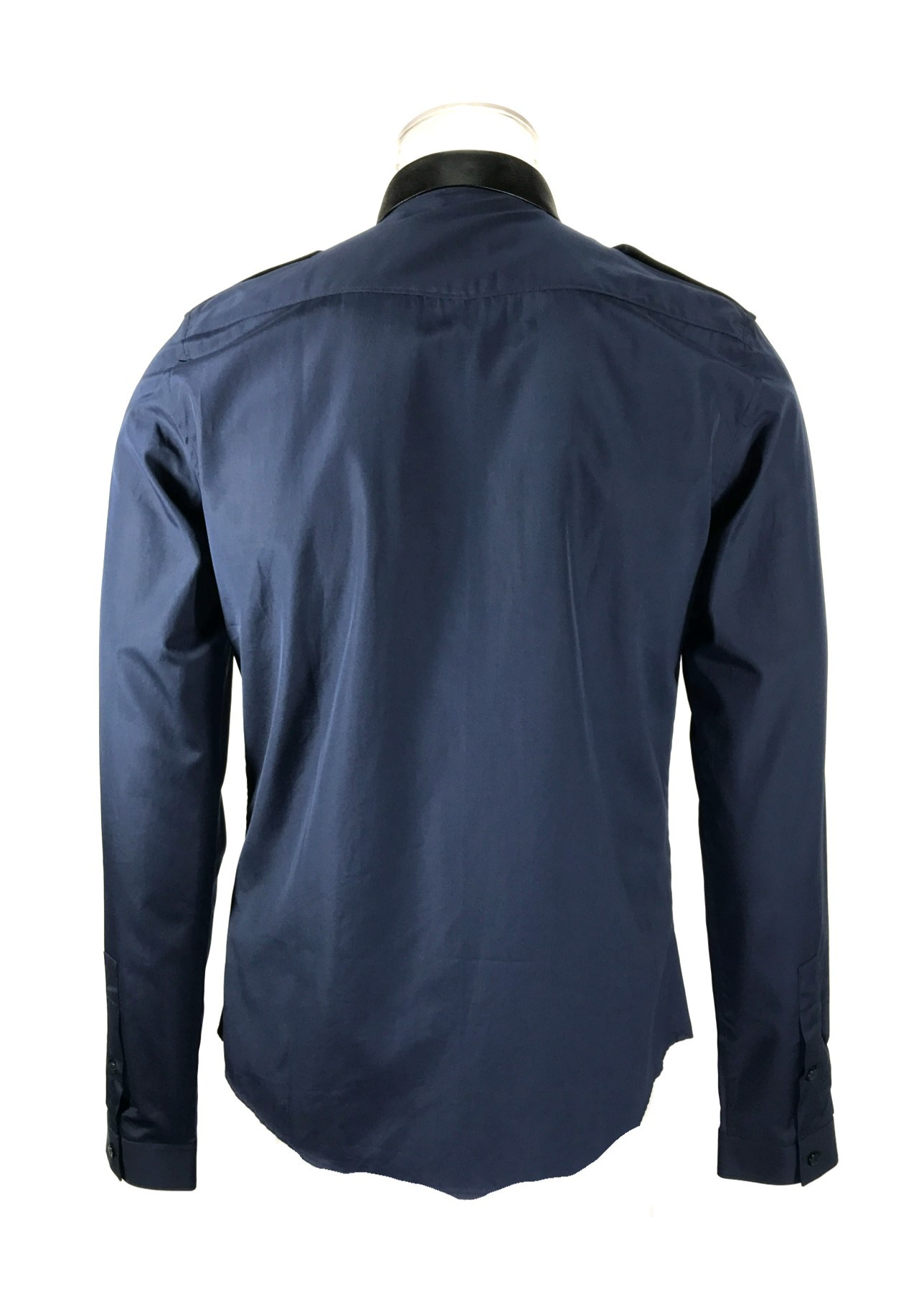 Gucci Long-sleeved Shirt In Blue