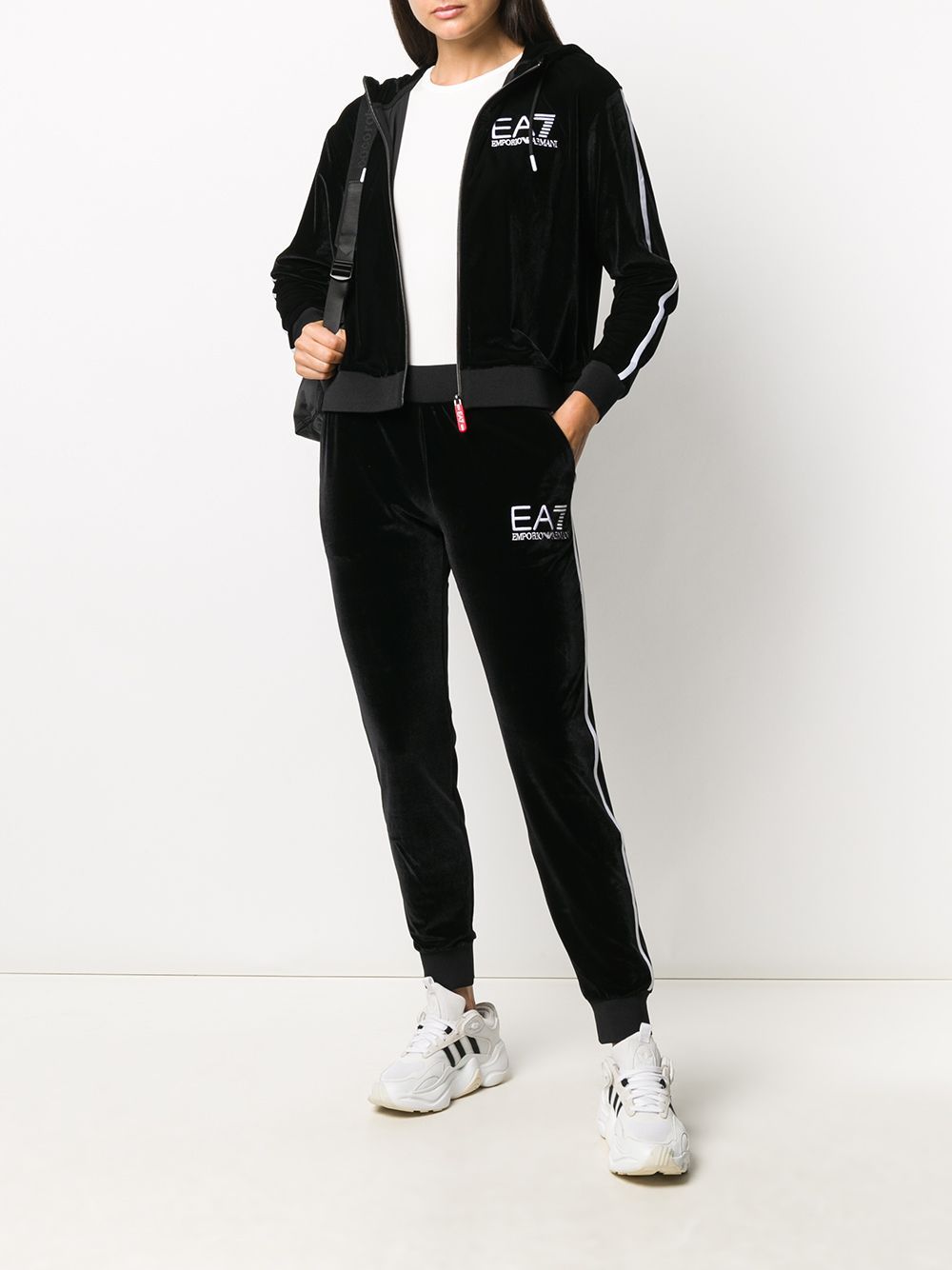 EA7 VELVET TRACKSUIT JACKET 