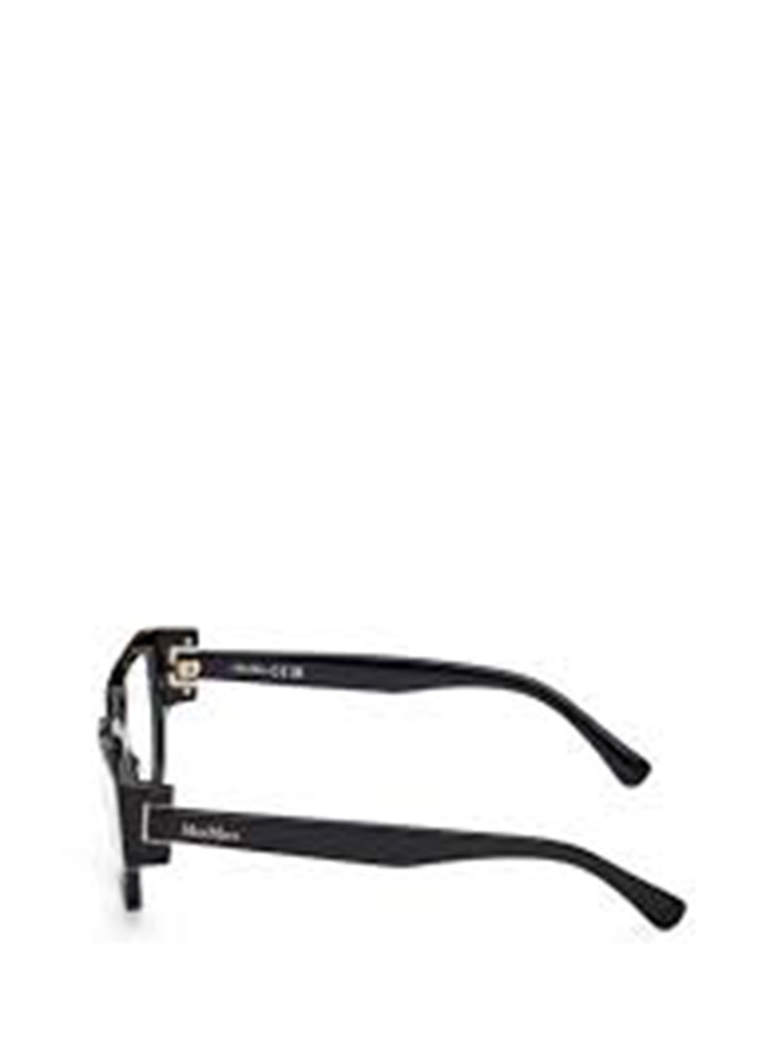 Max Mara Rectangle-frame Glasses In Black