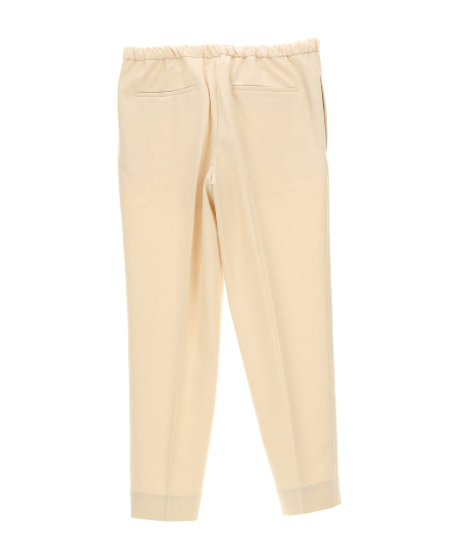Jil Sander Drawstring Trousers In Nude