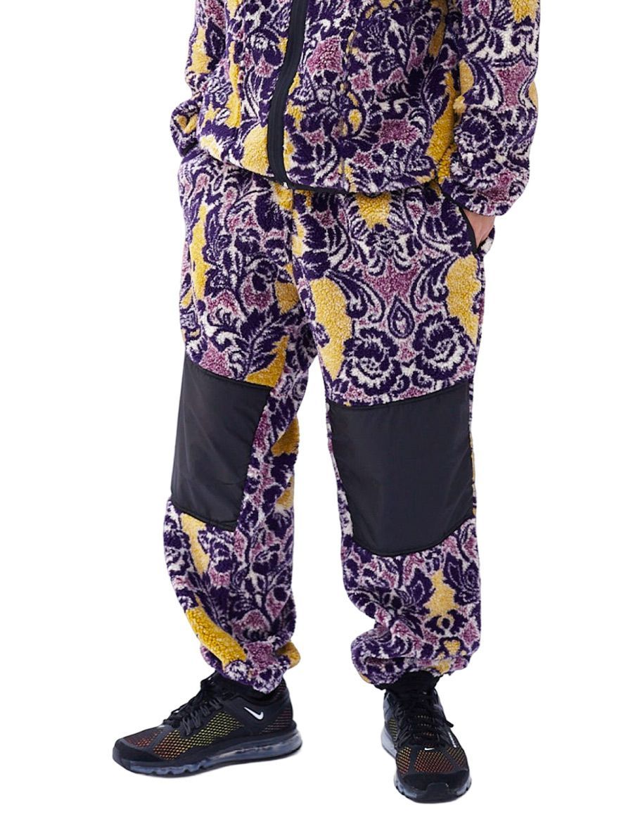 Aries Floral-print Track-pants In Black