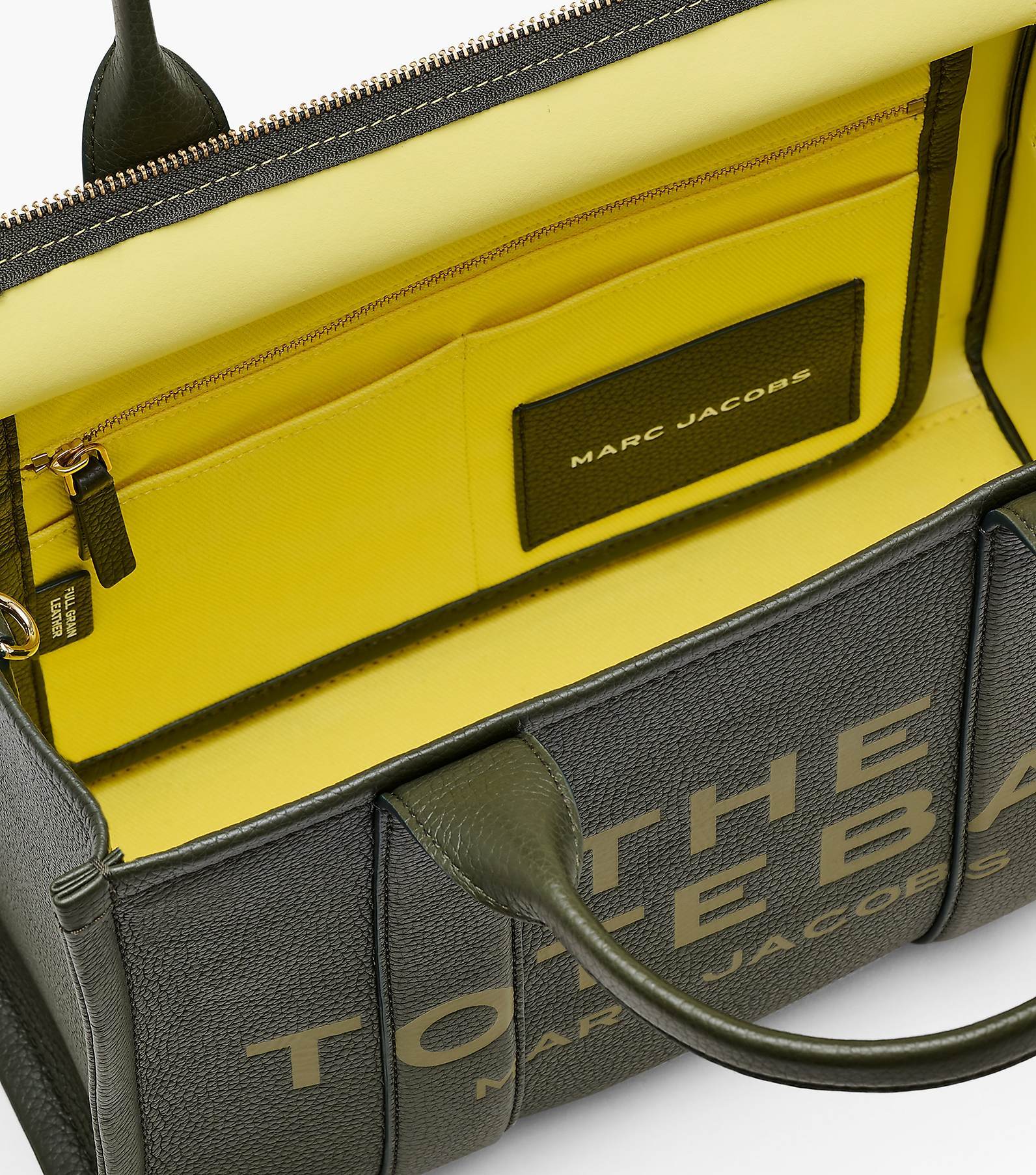 Marc Jacobs The Small Leather Tote Bag In Green