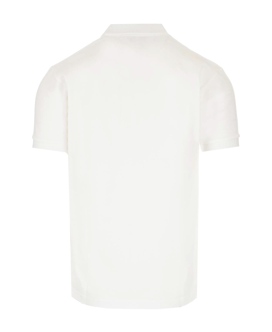 Comme Des Garçons Play Short-sleeved Polo Shirt In White