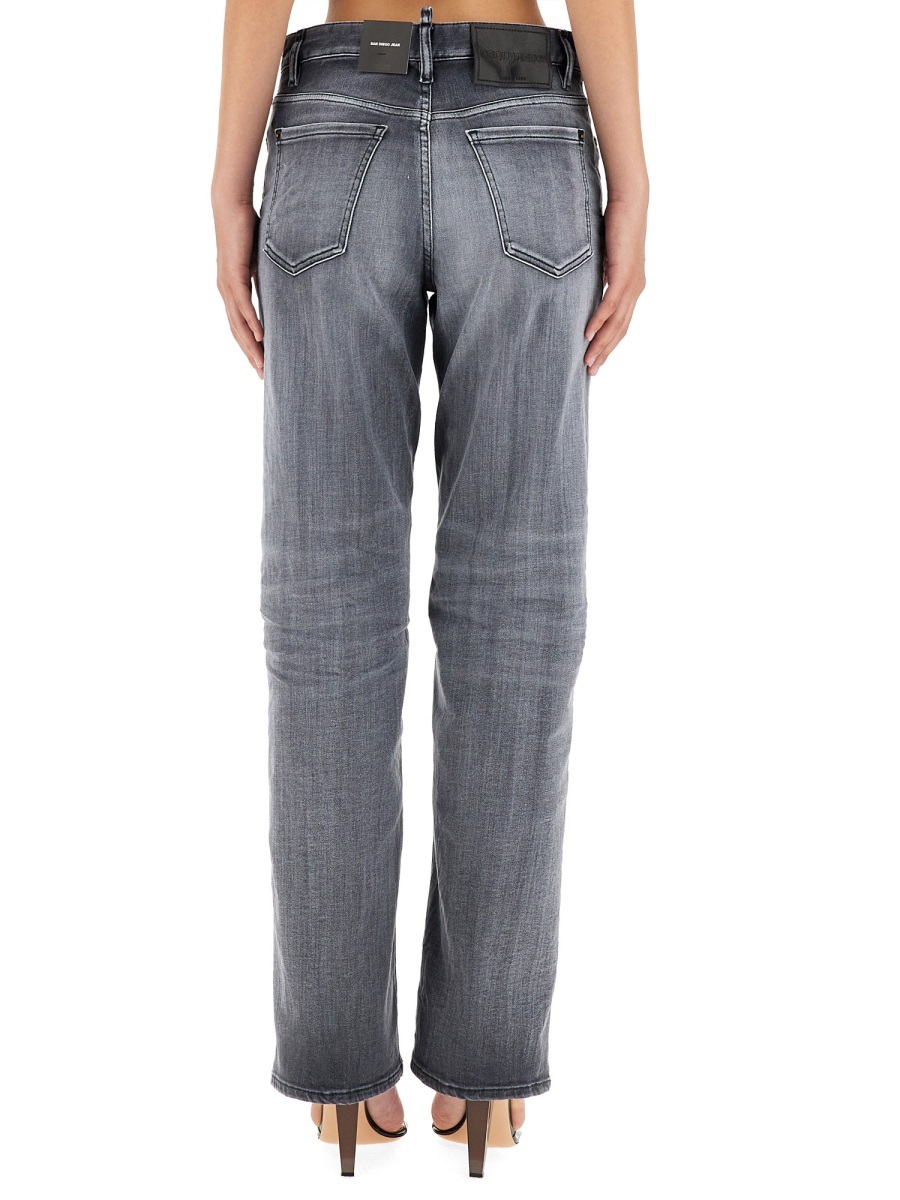 Dsquared2 San Diego Jeans In Gray