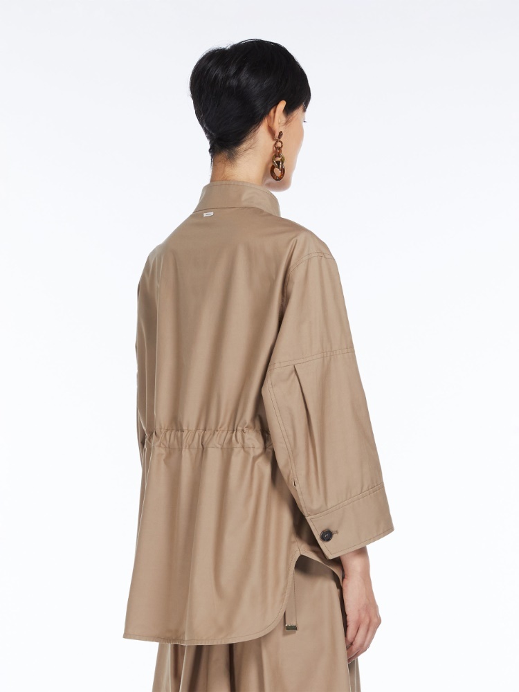 Max Mara Pocket Shirt In Nude