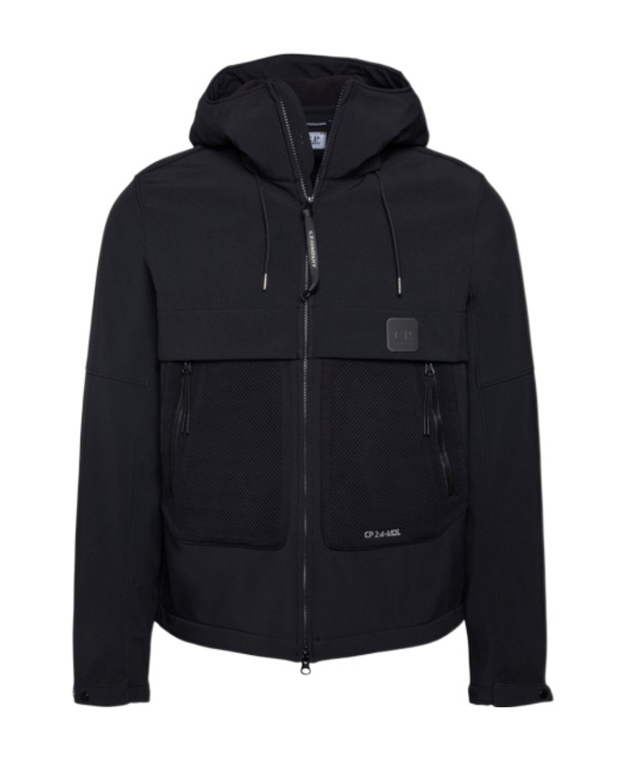 C.p. Company Hooded Jacket In Black