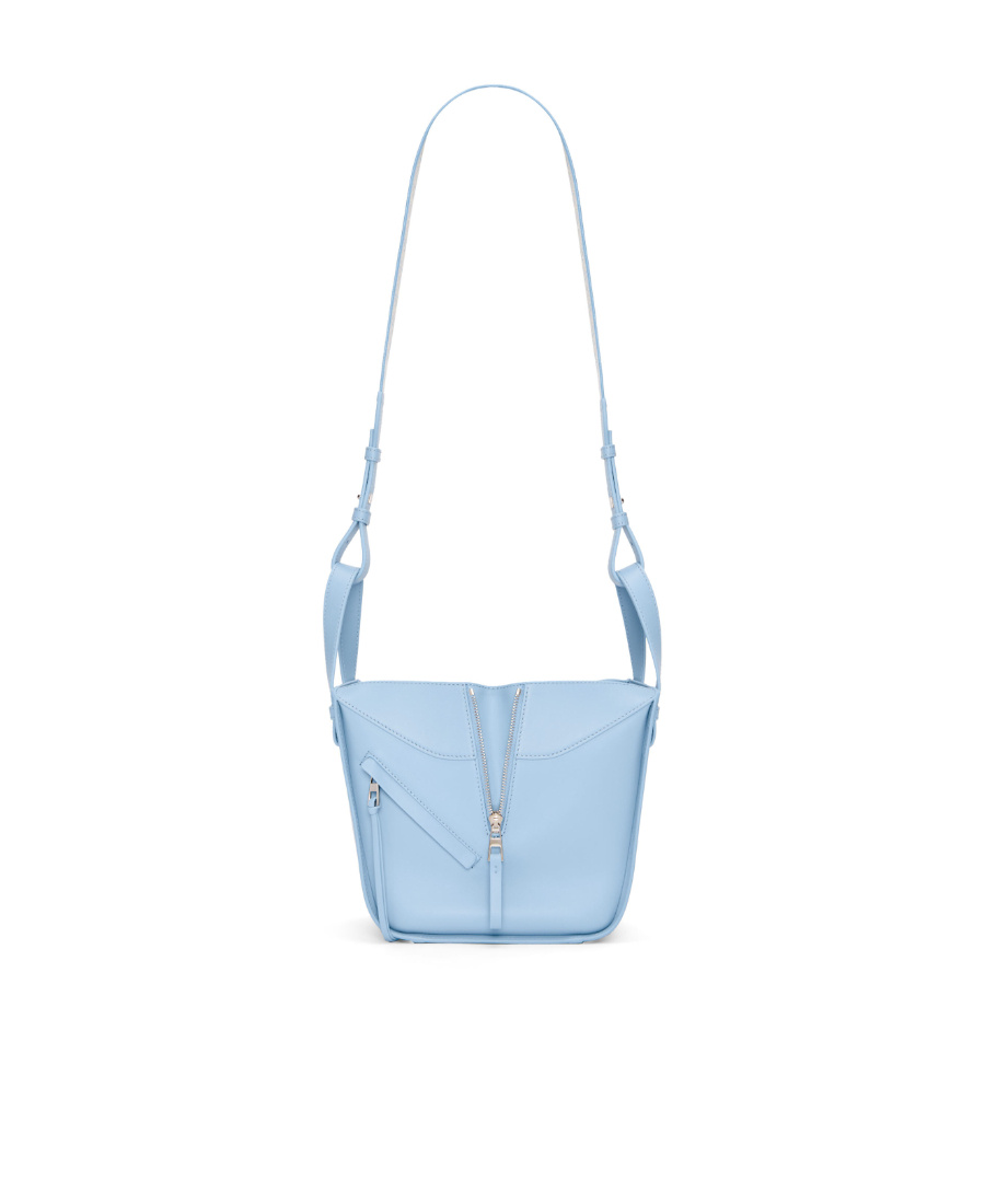 Loewe Hammock Leather Crossbody Bag In Blue