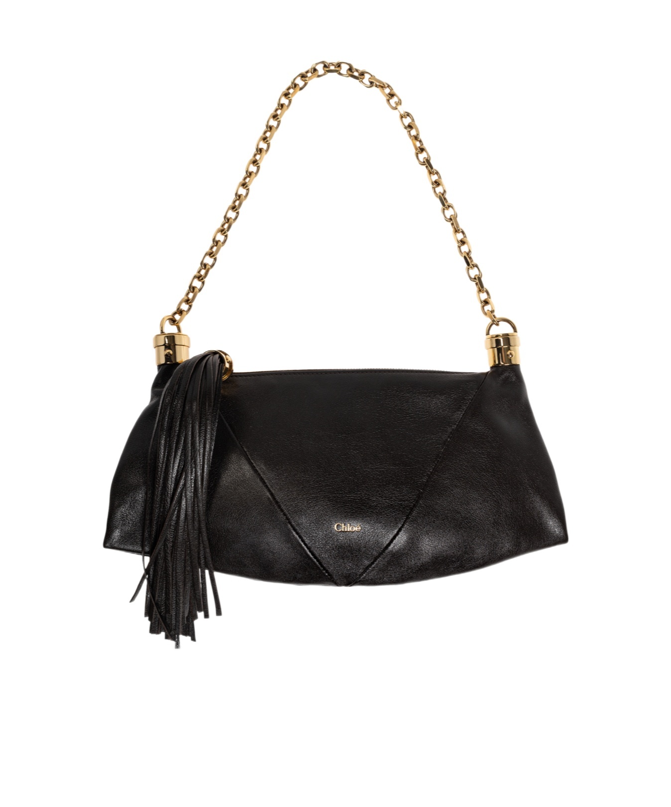 Chloé Foulard Shoulder Bags Black In Black