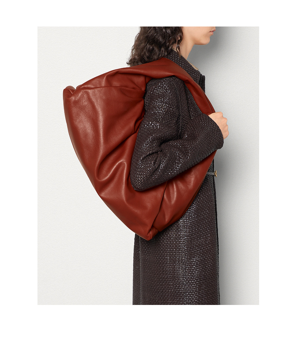 Bottega Veneta The Shoulder Pouch Bag In Brown
