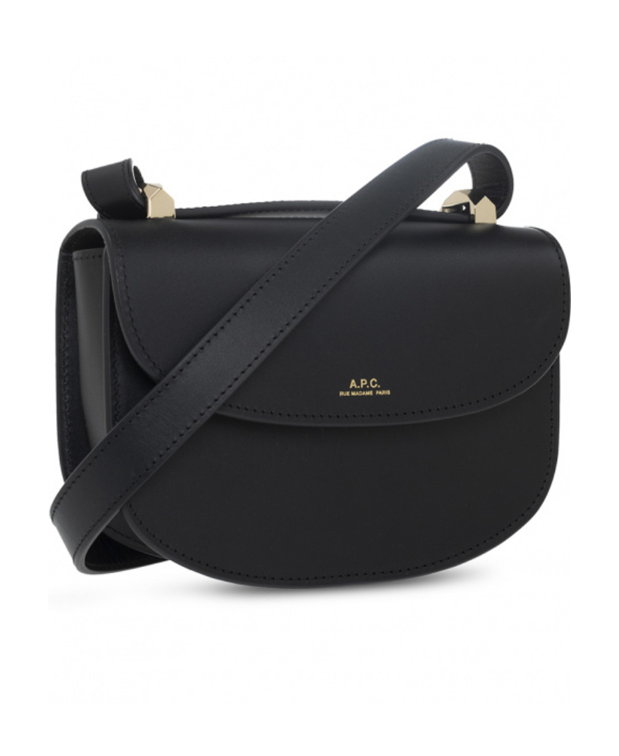 Apc Sac Geneve Mini Cuir Smooth Leather In Black