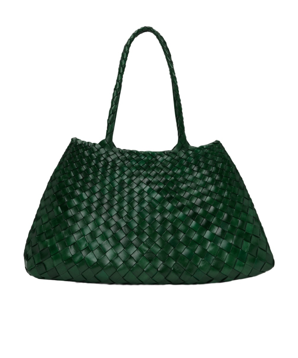Dragon Diffusion Weaving Tote Bag In Forest
