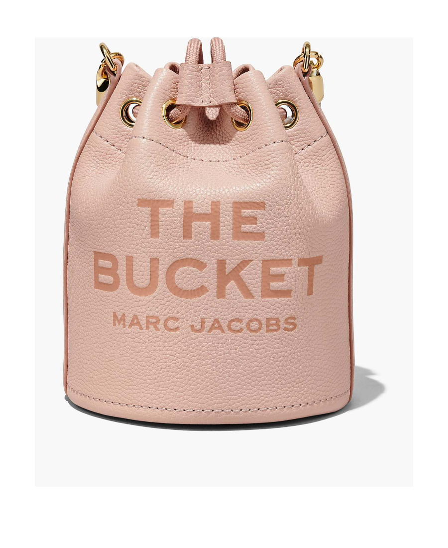 Shop Marc Jacobs The Leather Bucket Bag In Nude