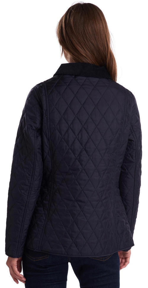 Barbour Annandale Water Resistant Quilted Utility Jacket In Black