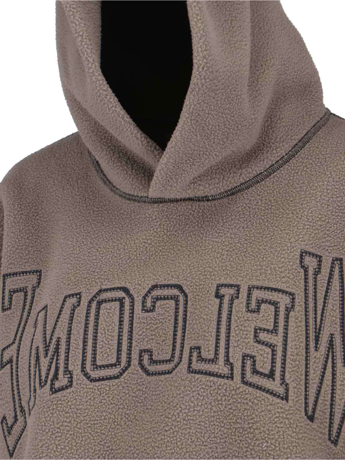 Mm6 Maison Margiela Long-sleeved Hoodie In Multi