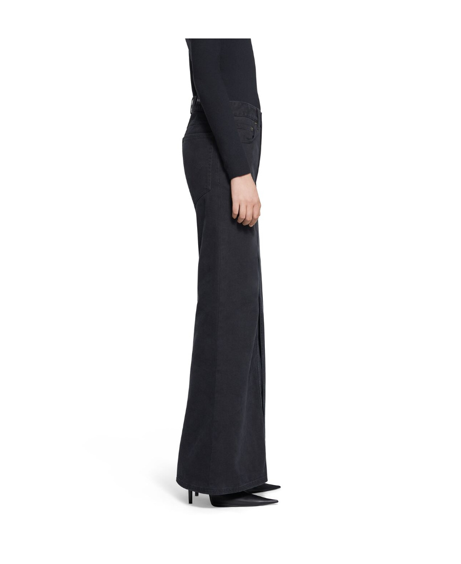 Shop Balenciaga Gonna Maxi Da Donna In Nero In Black