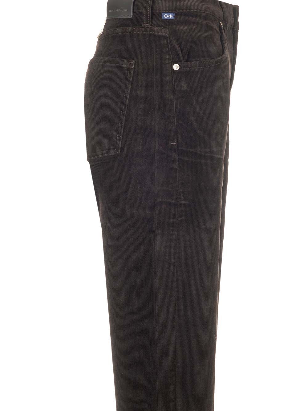 Citizen Of Humanity Annina 33 Zip Fly In Corduroy In Black
