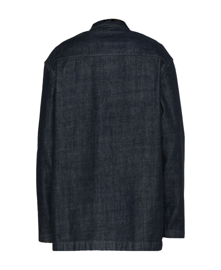 Jil Sander W Denim Shirt 01 Regular Fit Overshirt In Blue