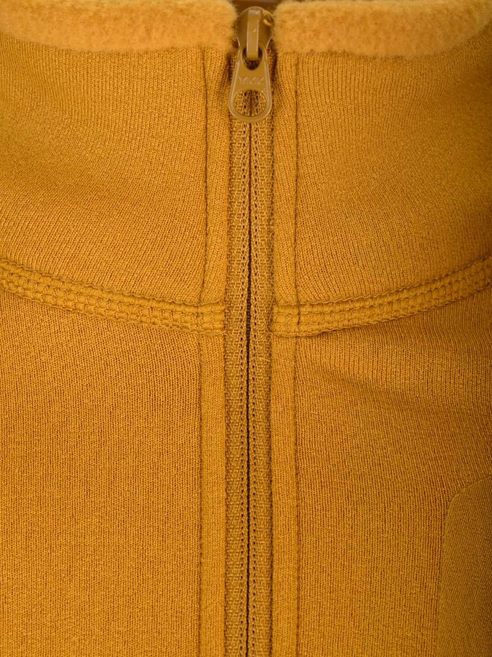 Arc'teryx Long-sleeved Zipper Collar Sweater In Orange