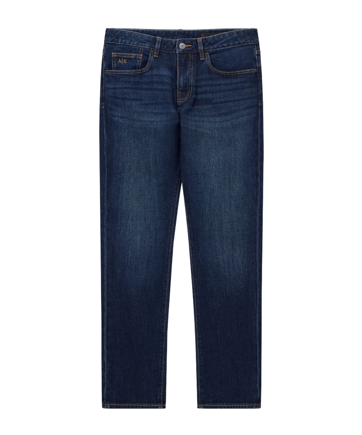 Armani Exchange Belt Loop Jeans In Blue