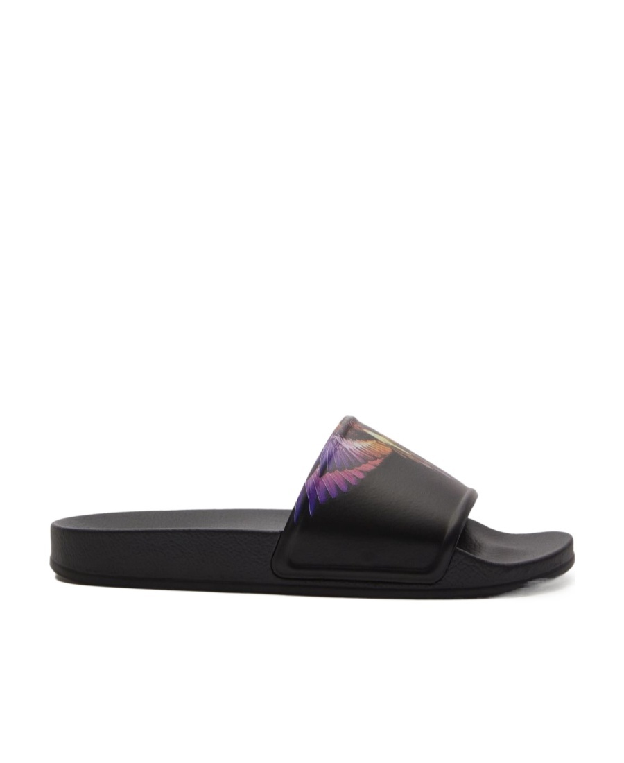 Marcelo Burlon County Of Milan Icon Wings Slides In Black